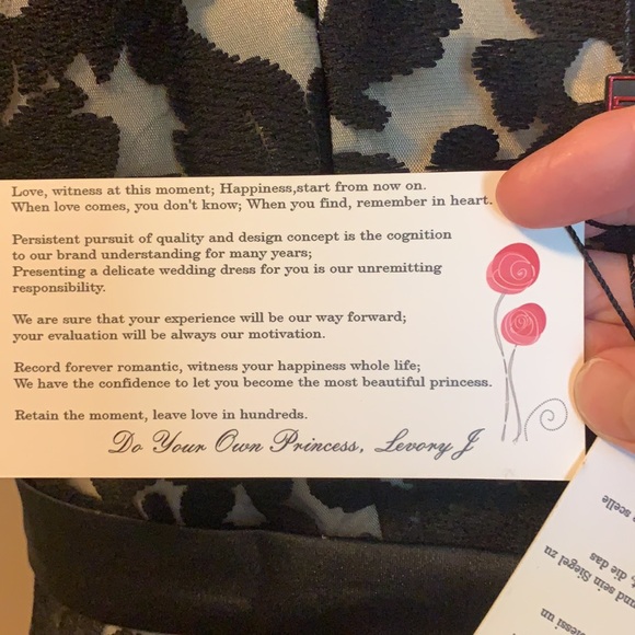 NWT Levory J black & cream cocktail dress size 10 - Picture 10 of 11